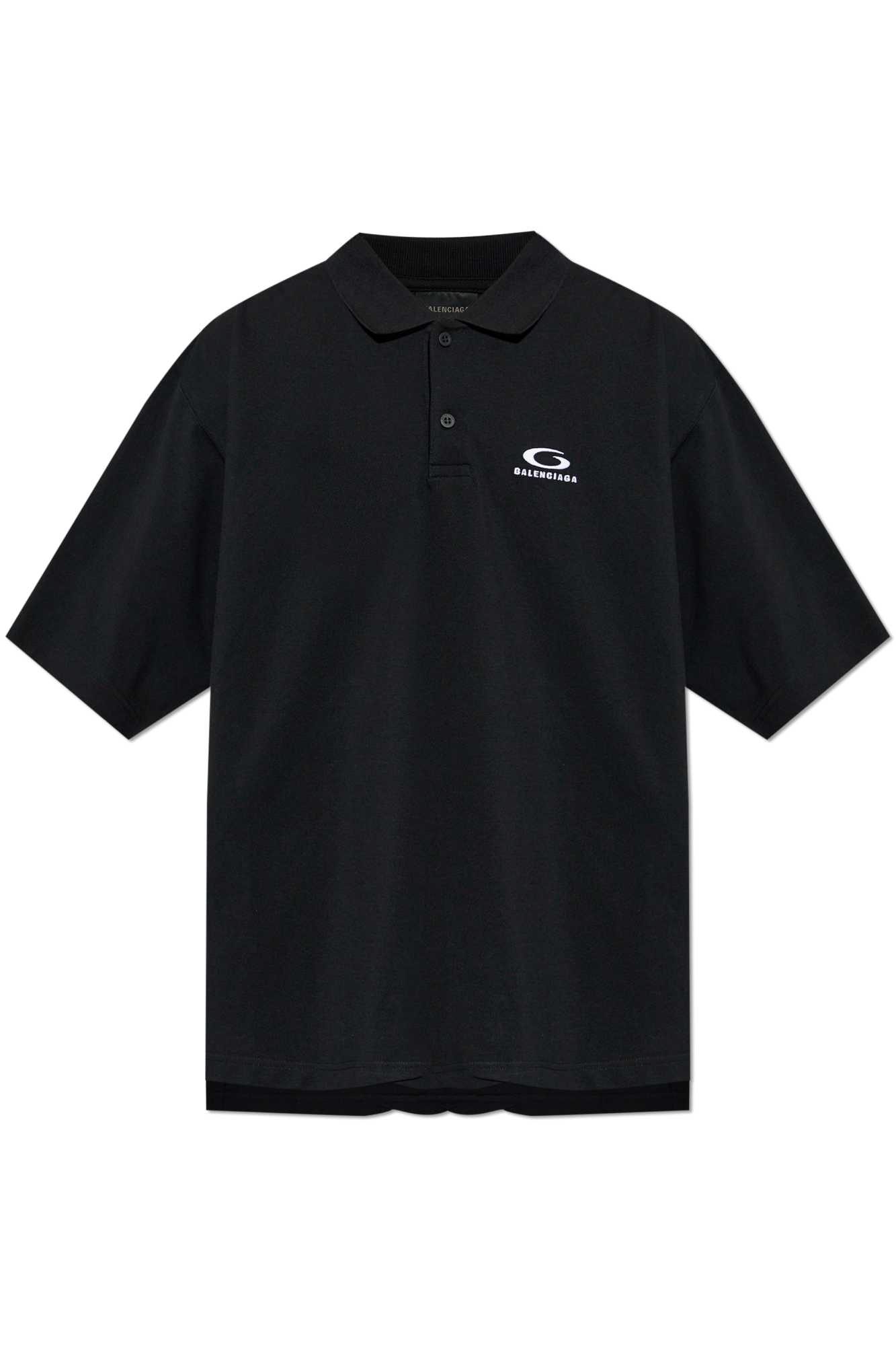 Balenciaga Polo with embroidered logo | Men's | Vitkac